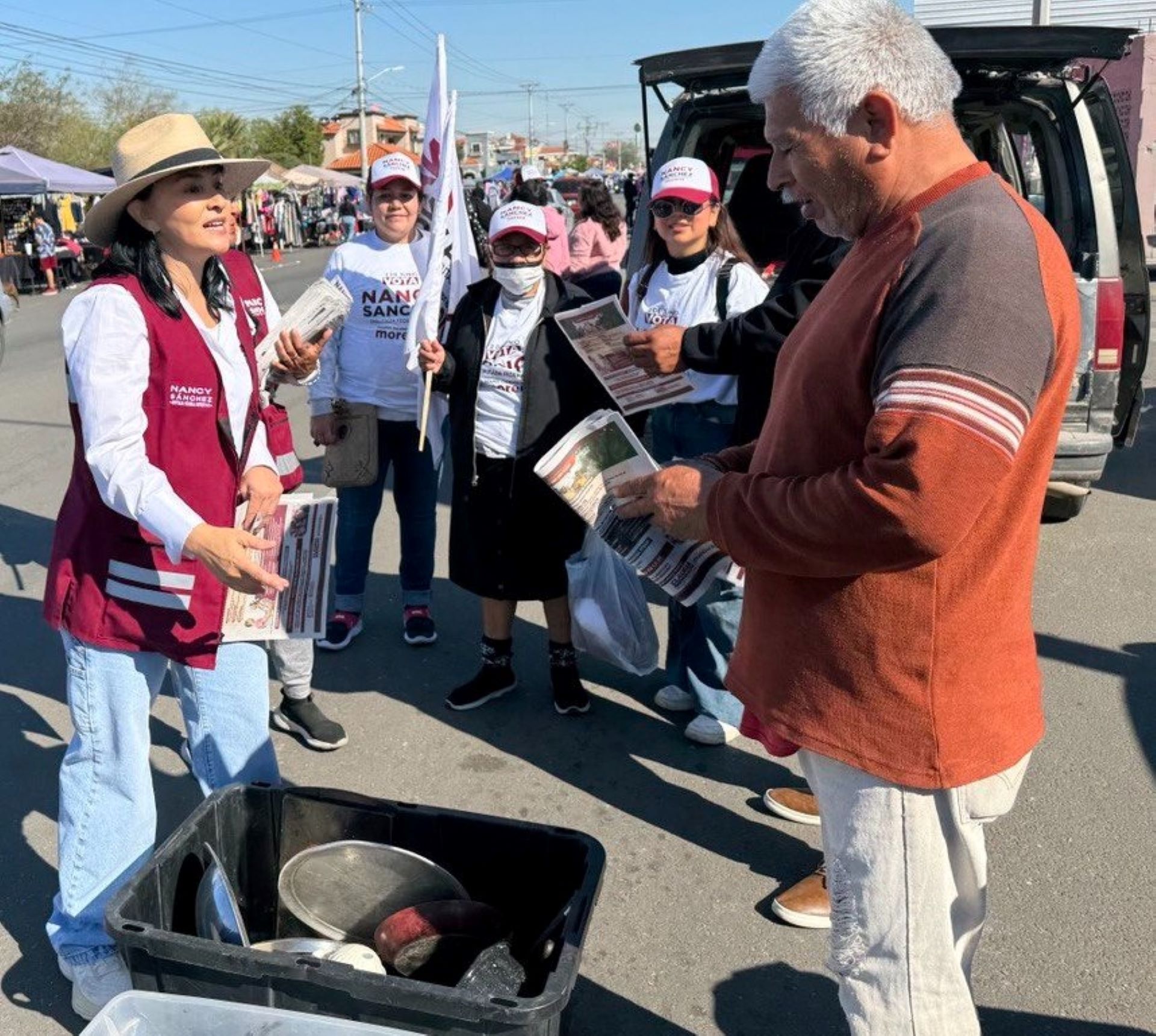 Interactuar con la gente nutre a candidatos: Nancy Sánchez