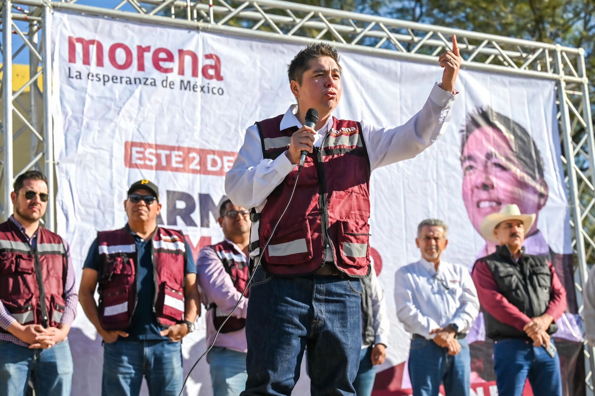 Arranca Armando Samaniego campaña en el Valle de Mexicali