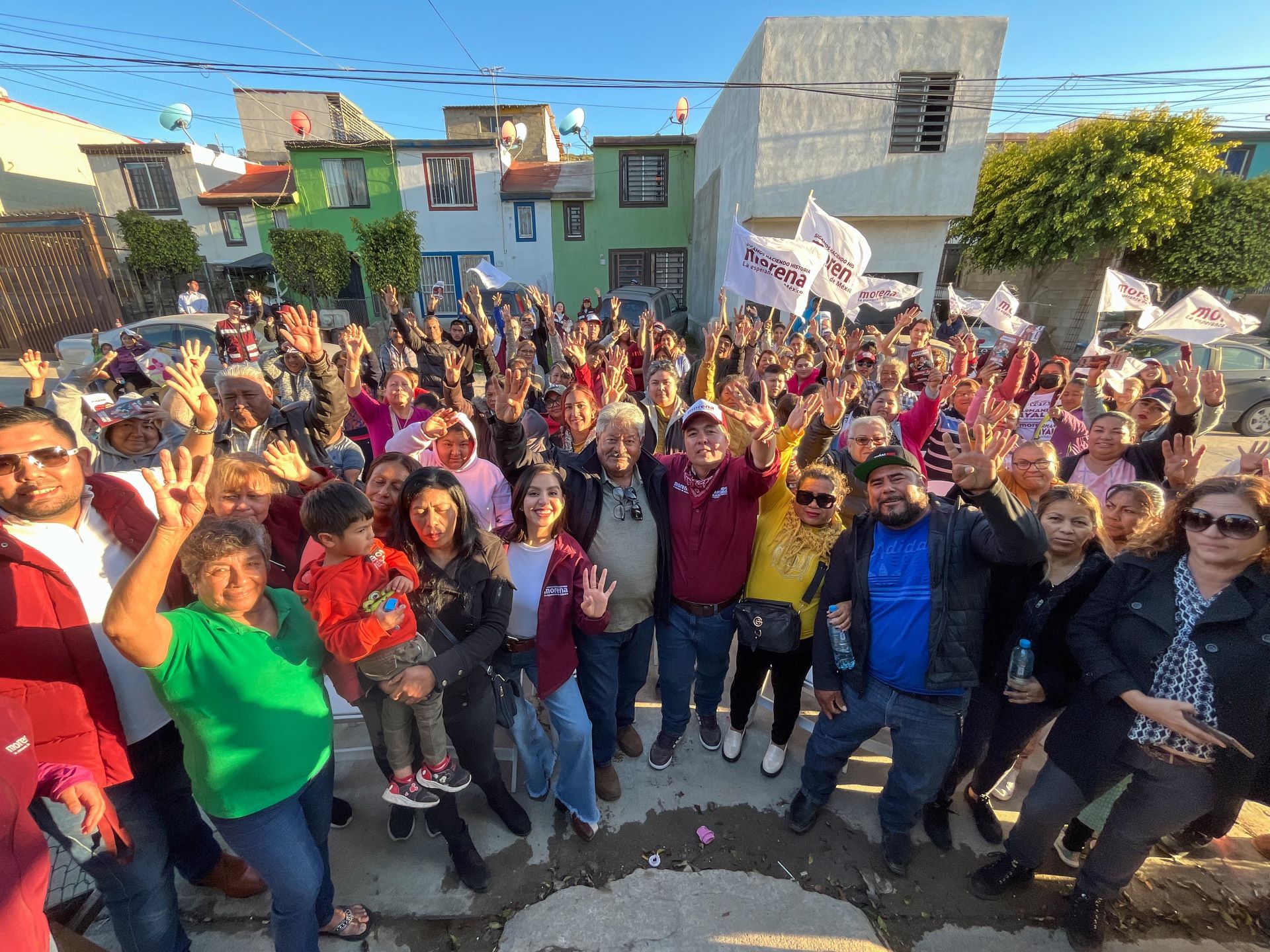 Crece aún más la confianza del pueblo ensenadense en la continuación de Morena