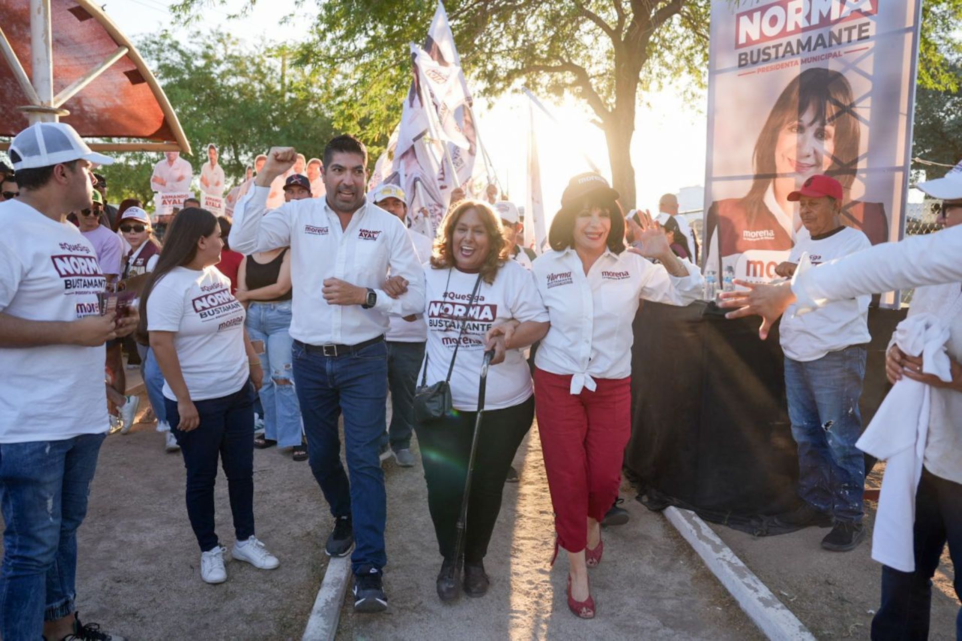 Más parques y centros deportivos en las colonias: Norma Bustamante