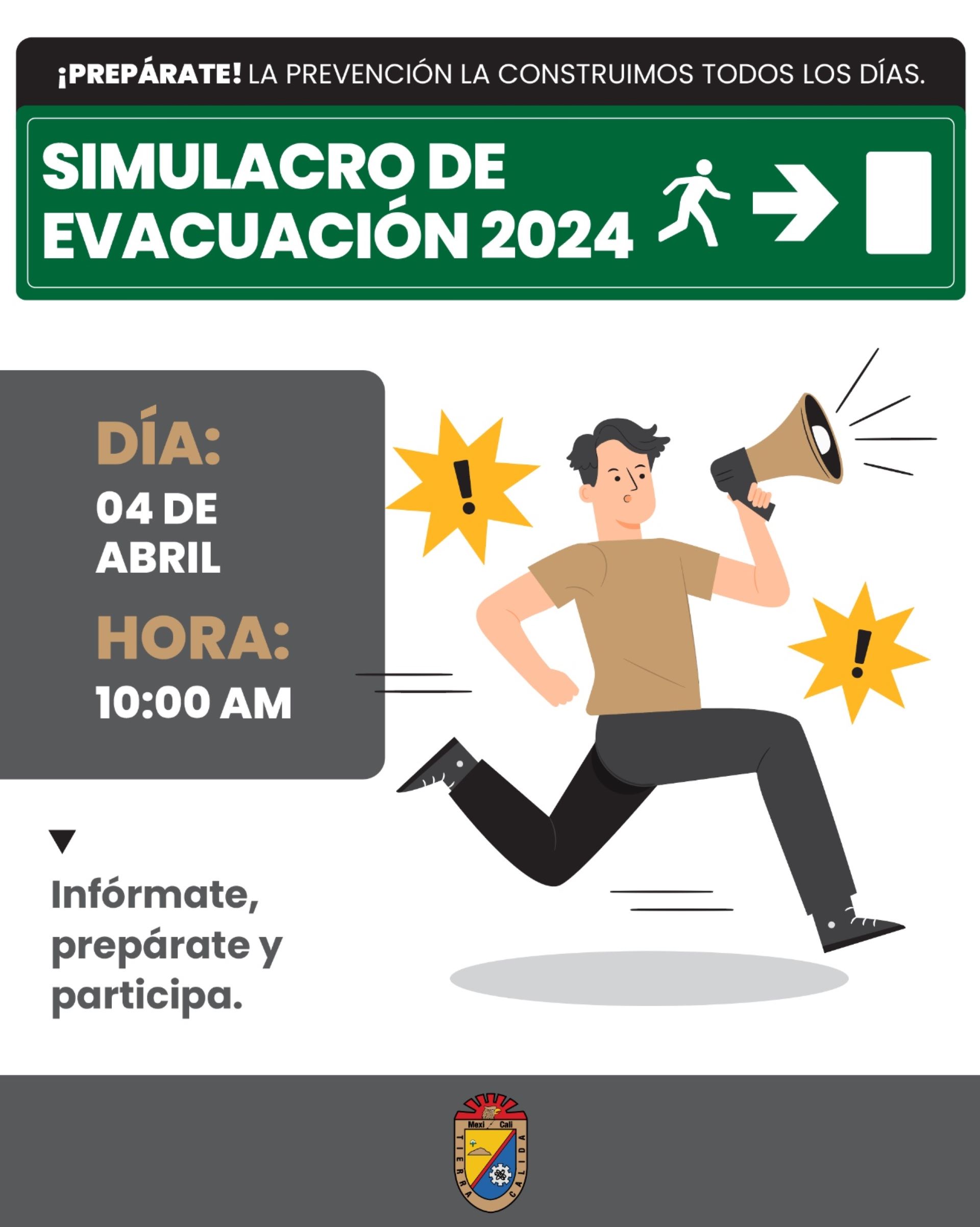 Se alista  Mexicali para macro simulacro este próximo 04 de abril