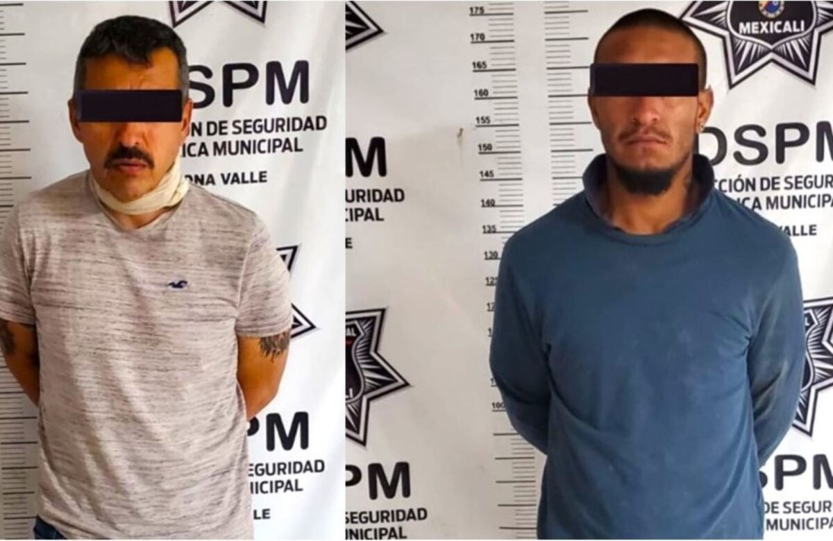 Policías municipales detienen a dos con armas de fuego, drogas sintéticas y dos mil pastillas de fentanilo