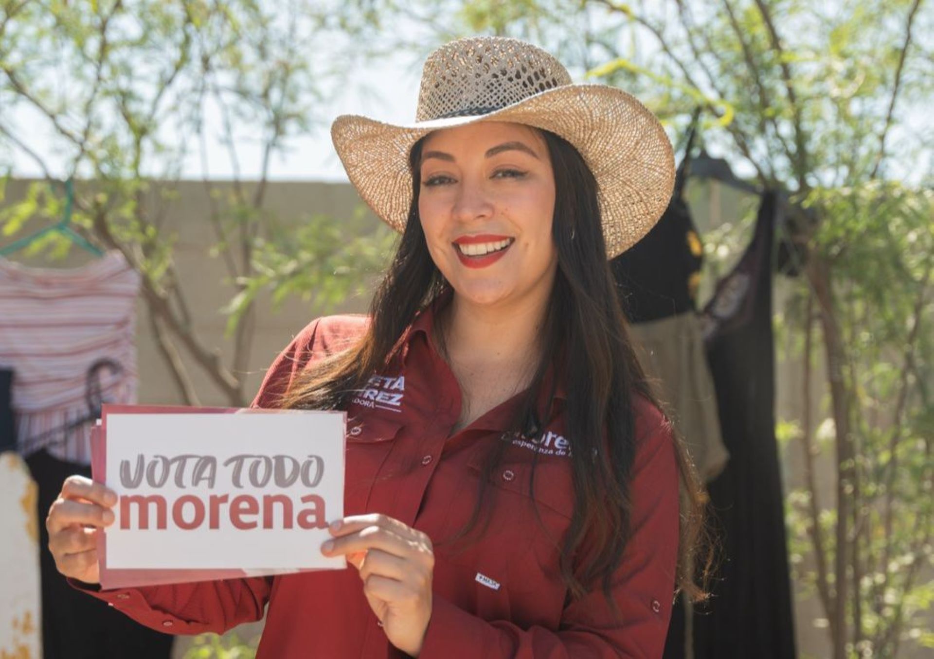 Julieta Ramírez, candidata a senadora por Baja California, invita al voto este 2 de junio