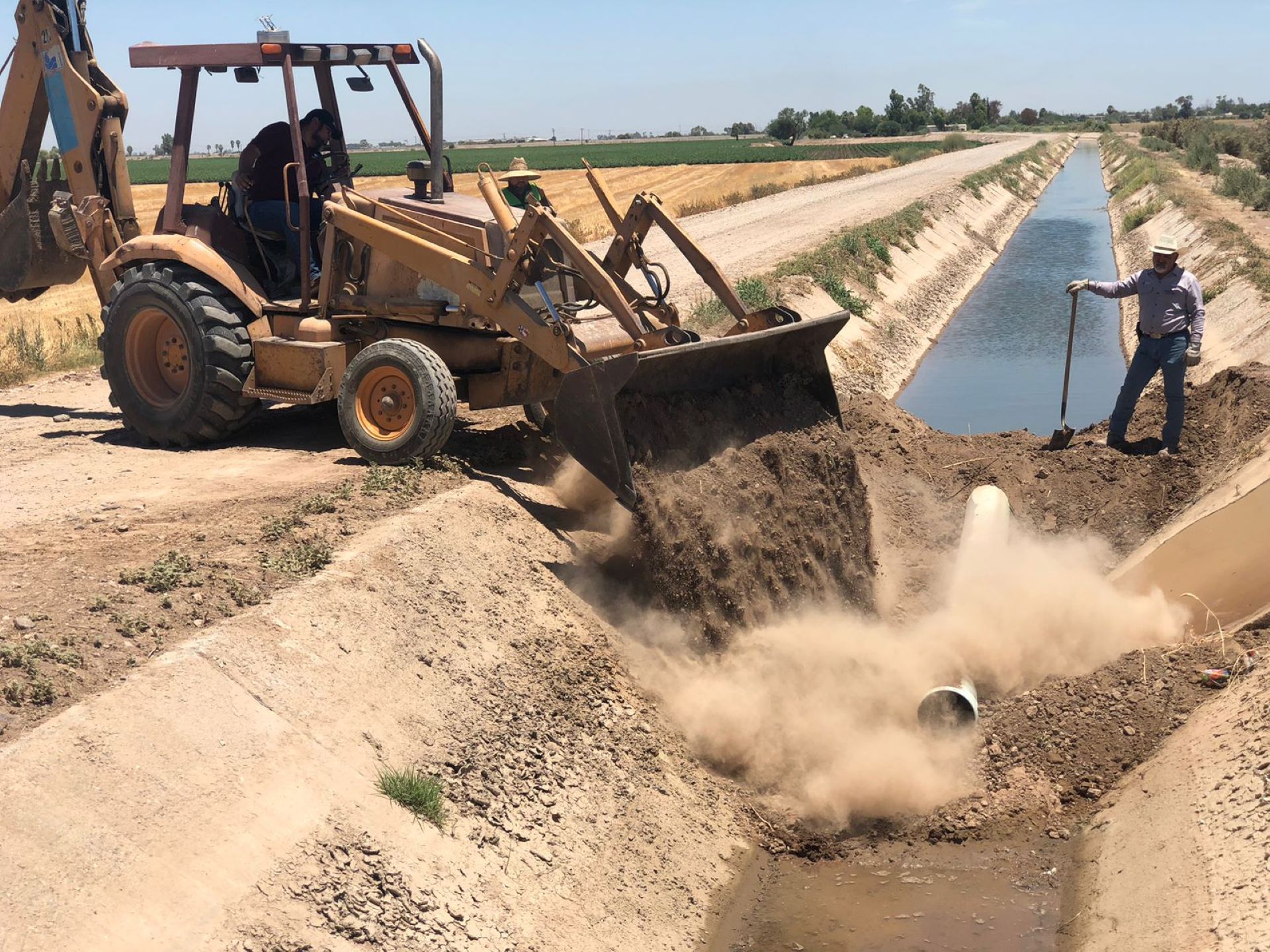 Trabajos de reparación en la planta potabilizadora del Km 43 causaron baja presión en el suministro de agua potable en la zona oriente del Valle de Mexicali