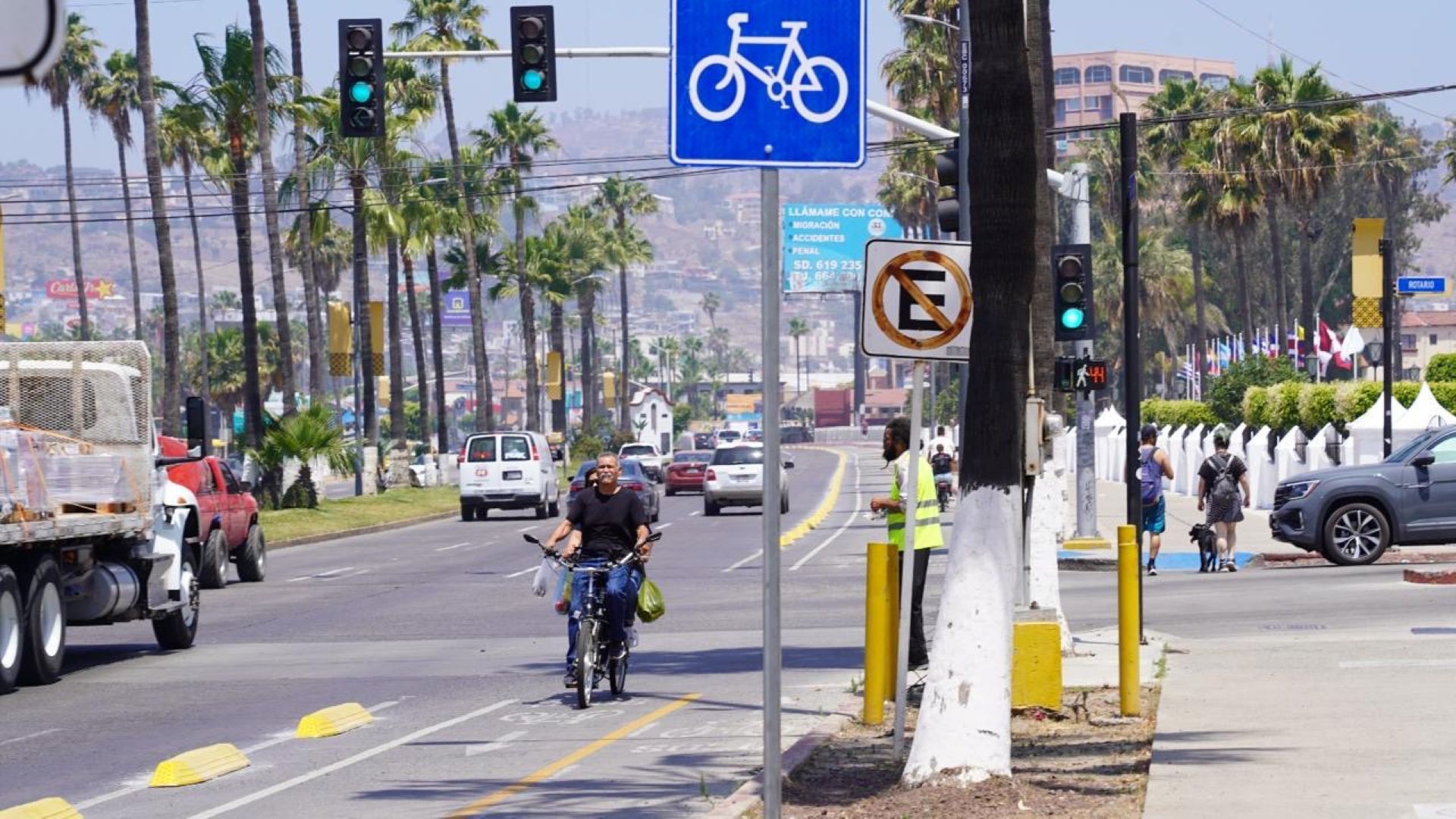 Reitera Gobierno de Ensenada cero tolerancia a quien no respete ciclovía