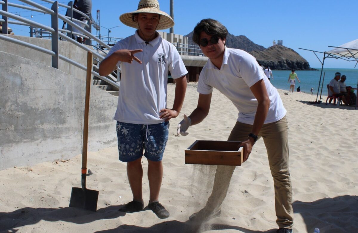 Impulsa IPEBC recolección de colillas en malecón de San Felipe en el marco de Día Mundial Sin Tabaco