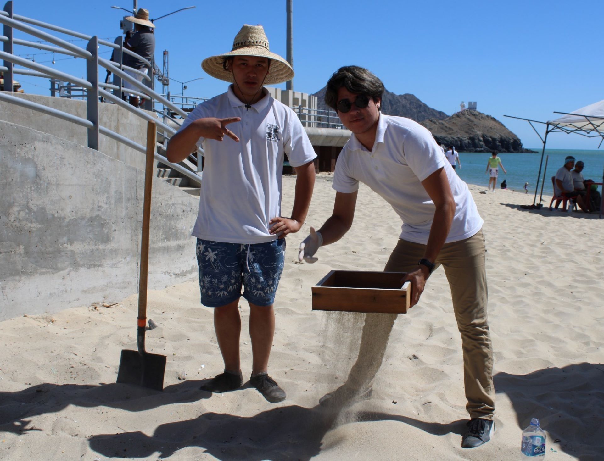 Impulsa IPEBC recolección de colillas en malecón de San Felipe en el marco de Día Mundial Sin Tabaco