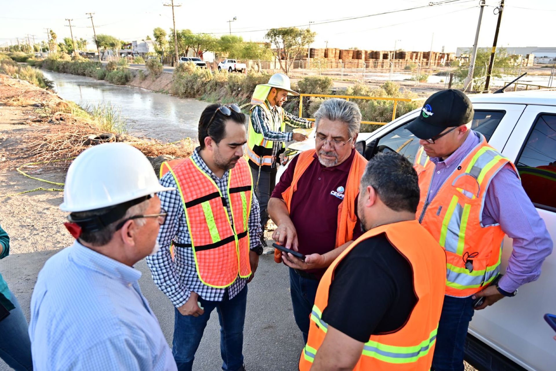 Cespm trabajó en la reparación de una línea de agua potable en la delegación González Ortega