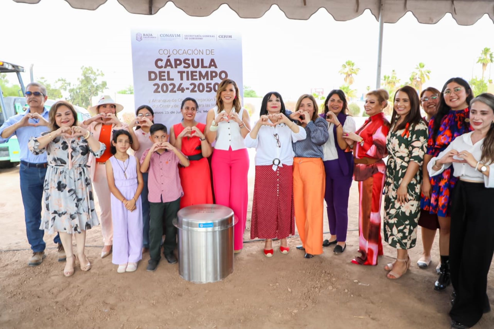 Encabeza gobernadora Marina del Pilar arranque de construcción de Centro de Justicia para las Mujeres en Mexicali