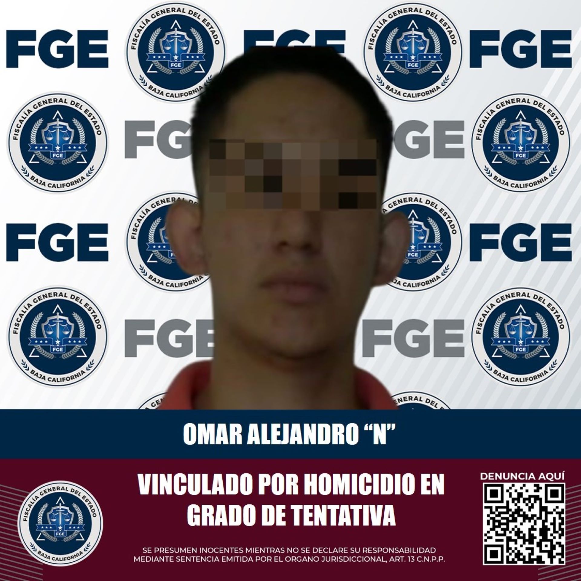 Vinculan a proceso a joven por homicidio calificado en grado de tentativa