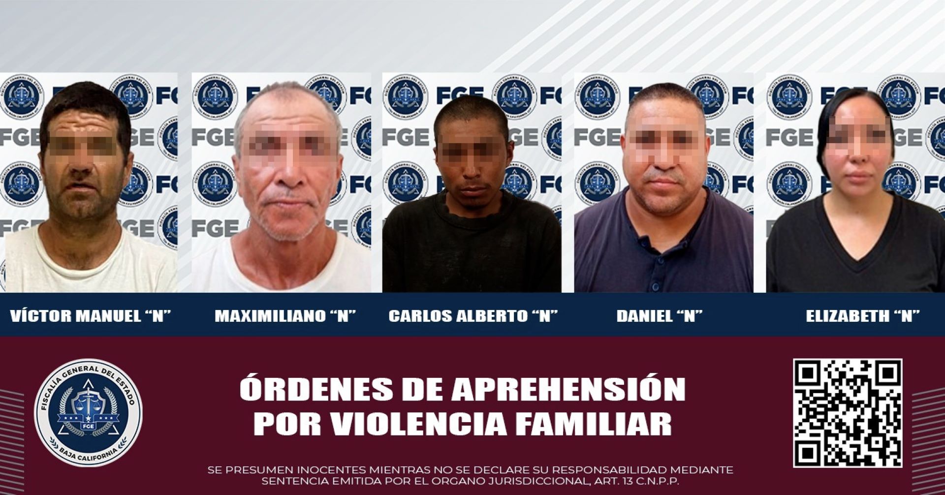 Arrestan elementos de la Agencia Estatal a sujetos buscados por violencia familiar