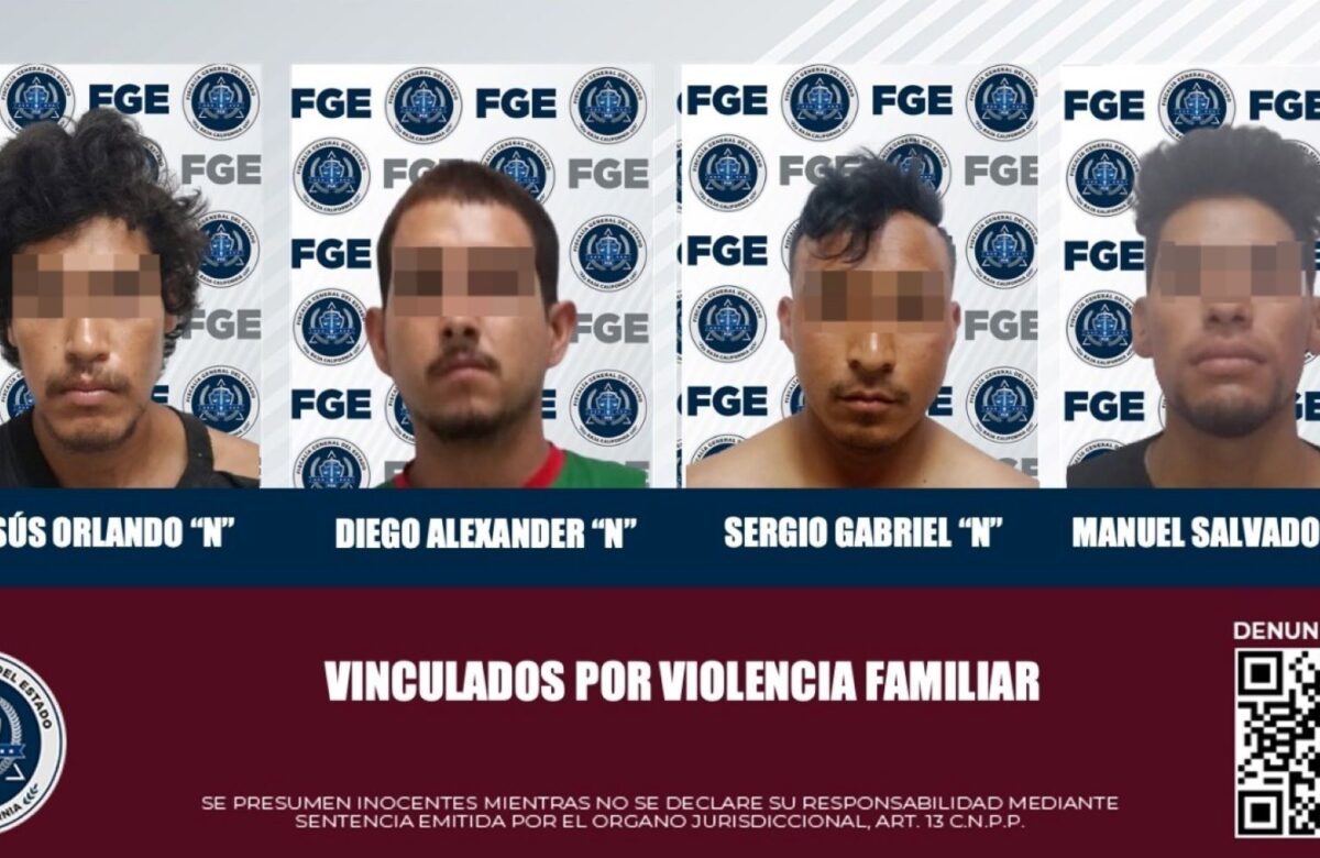 Violentos sujetos, vinculados por agredir a sus familiares