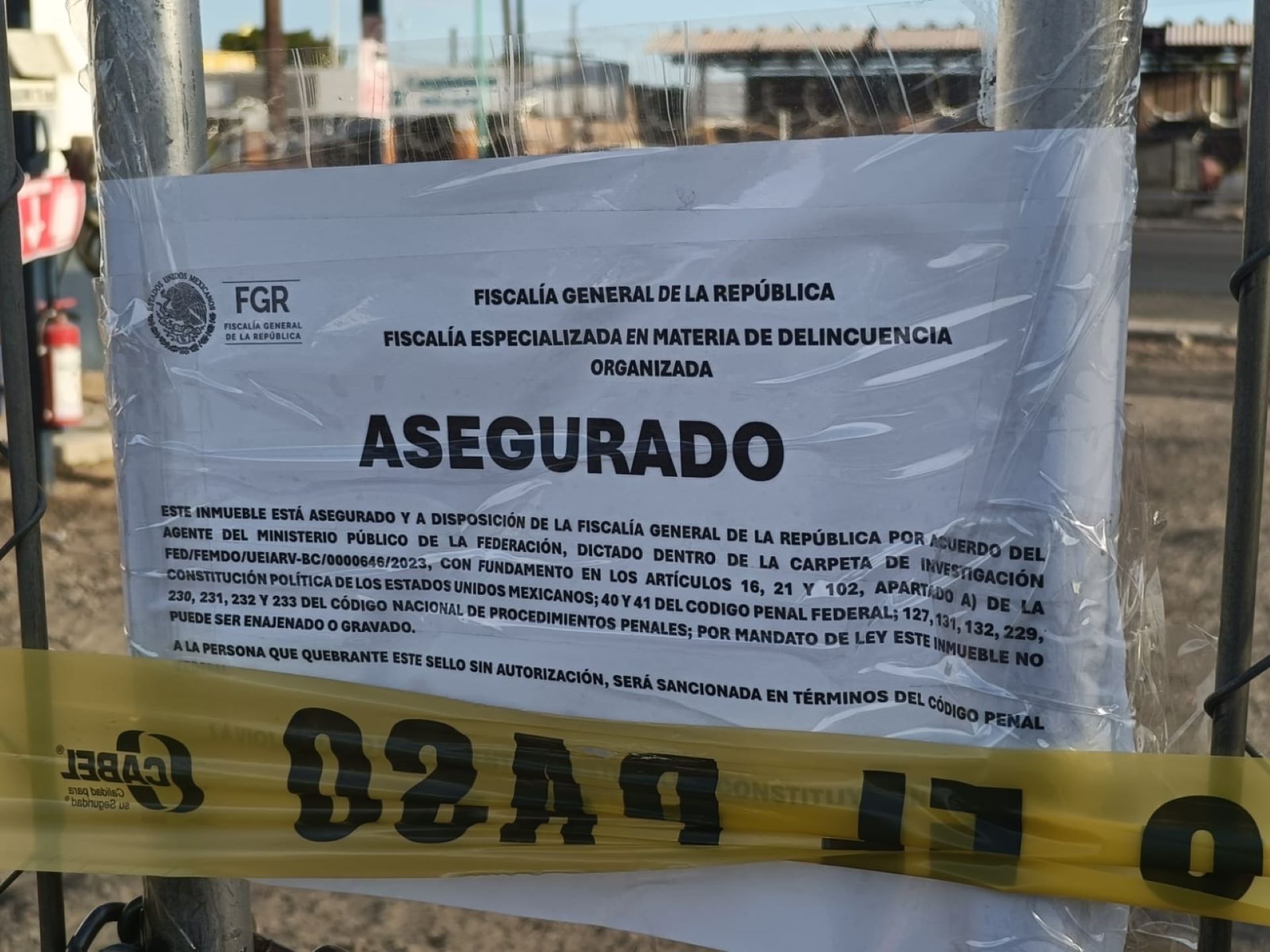 FGR realiza operativo contra gaseras clandestinas y “huachicoleras” en Mexicali