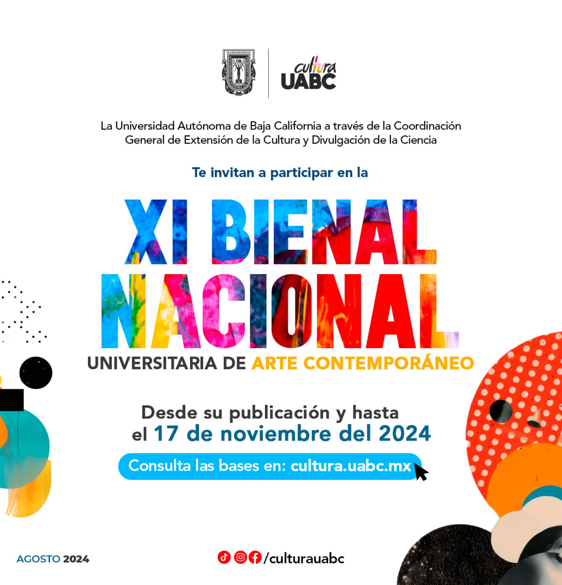 UABC lanza convocatoria para la XI Bienal Nacional Universitaria de Arte Contemporáneo