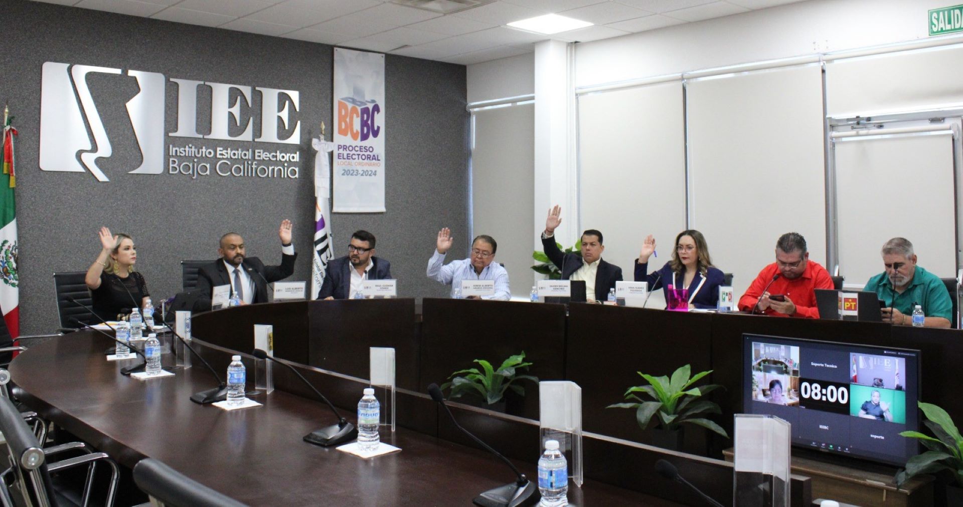 Designa consejo general del IEEBC regidurías por el principio de representación proporcional