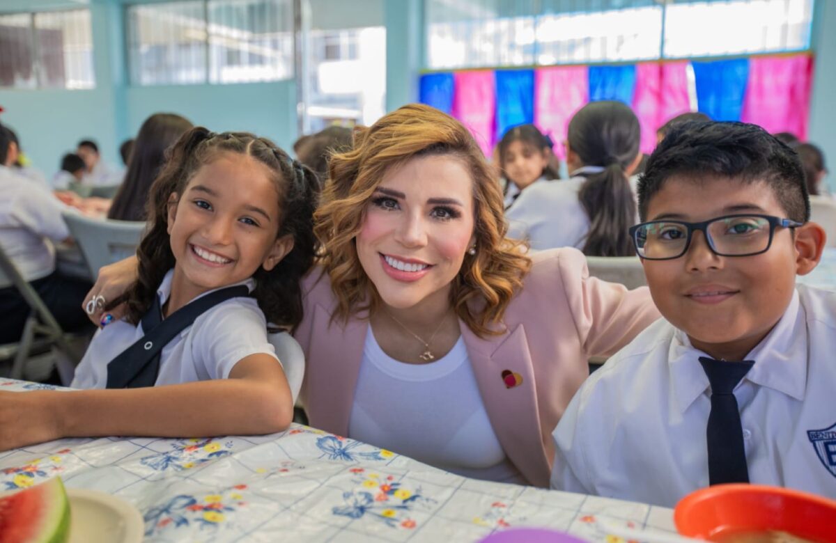 Arranca el regreso a clases con desayunos de pancita llena corazón contento: gobernadora Marina del Pilar