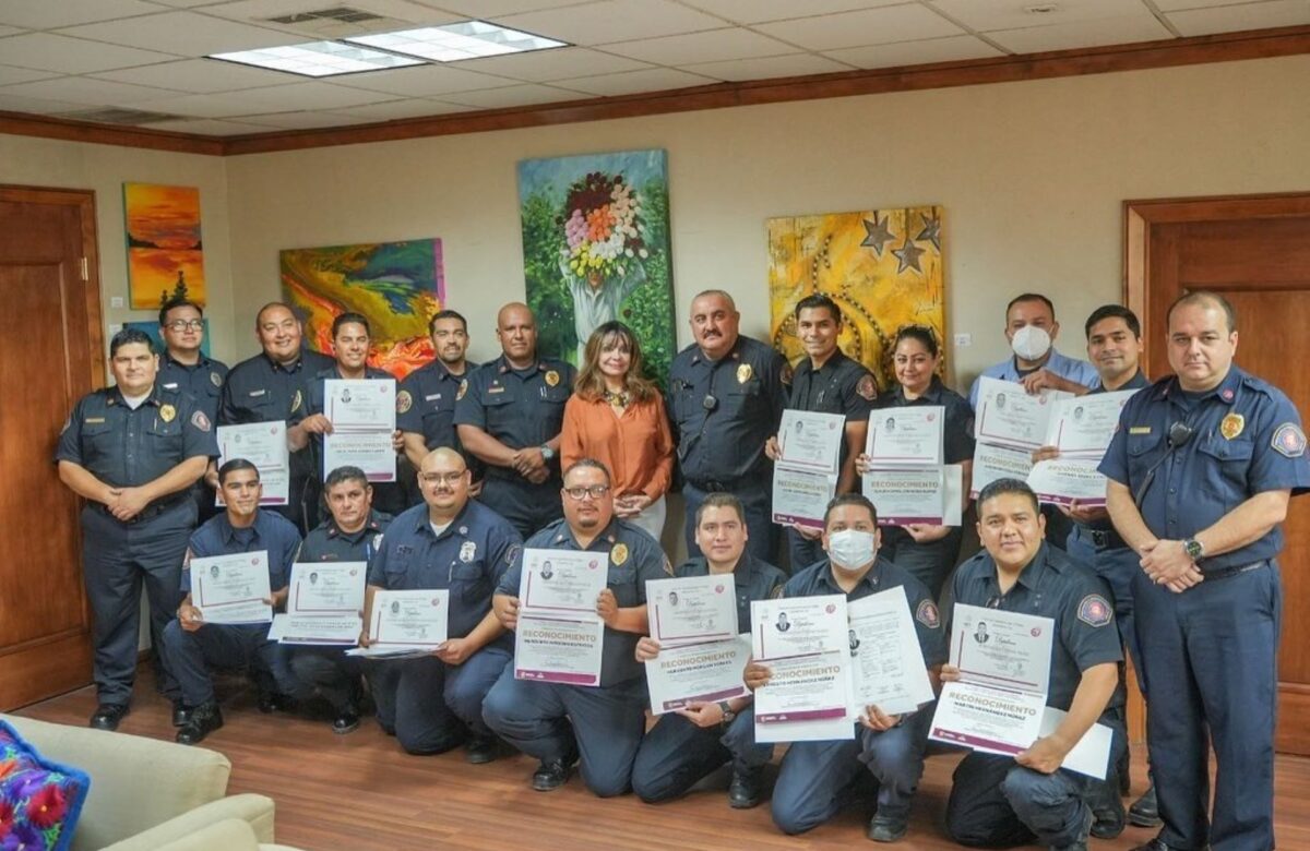 Mejora Gobierno de Mexicali conocimientos de bomberos para atender diversas emergencias