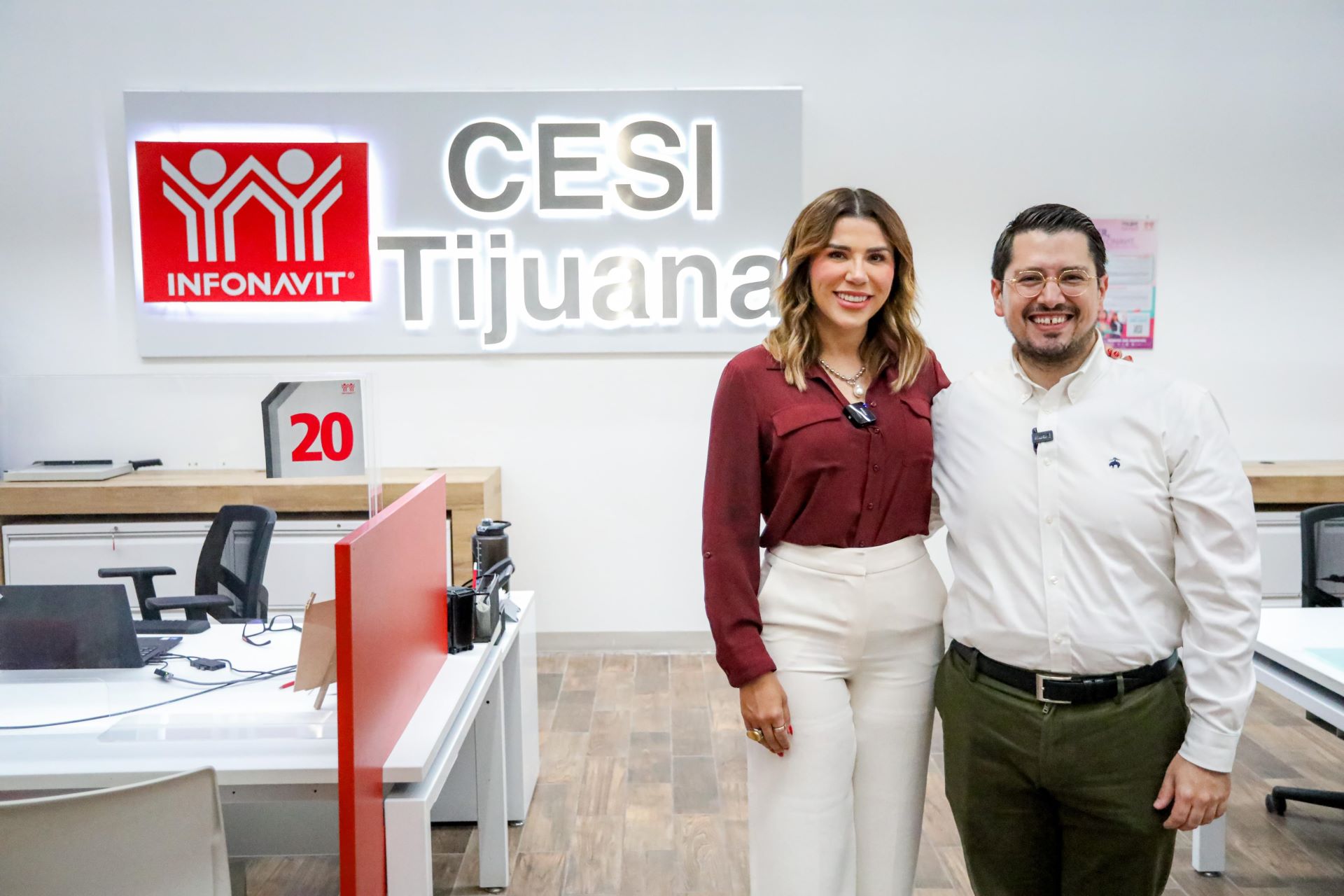 Inauguran Marina del Pilar y director de Infonavit oficinas de atención en Tijuana para dar acceso a la vivienda