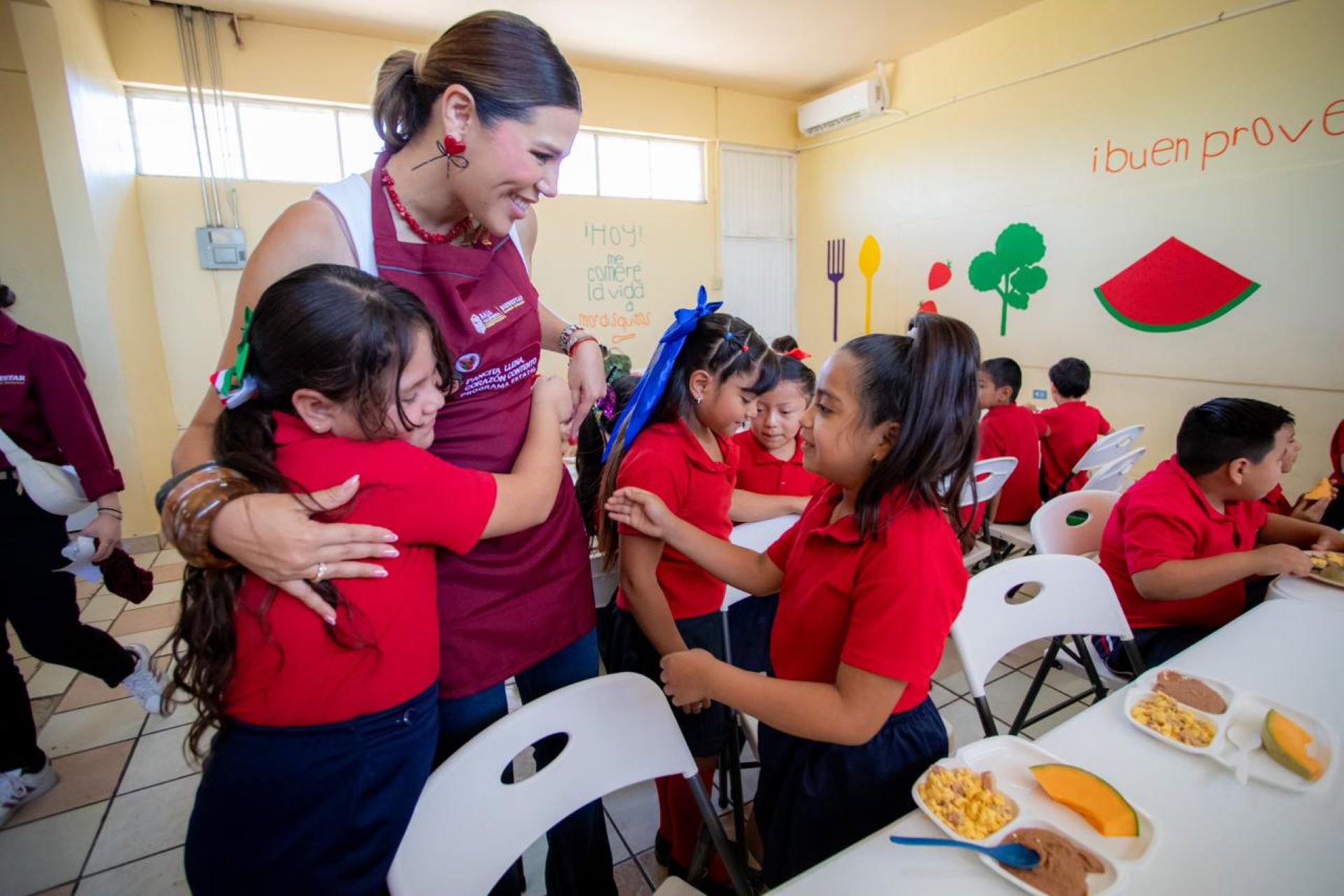 Llega “Pancita Llena Corazón Contento” a las niñas y niños de escuelas públicas: gobernadora Marina del Pilar