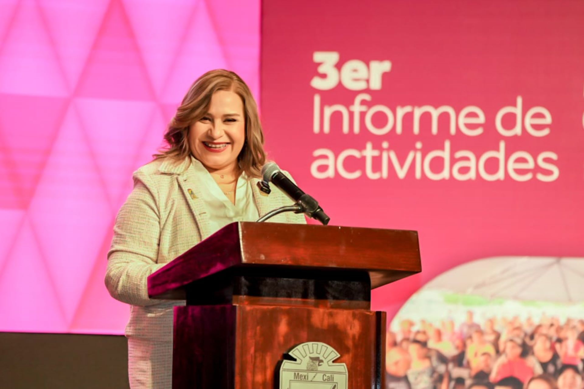 Presenta Presidenta del Patronato DIF Municipal su 3er. informe de actividades