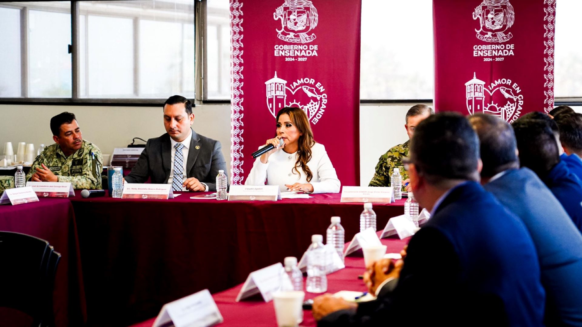 Preside alcaldesa Claudia Agatón la instalación de la Mesa de Seguridad para la Construcción de la Paz en Ensenada