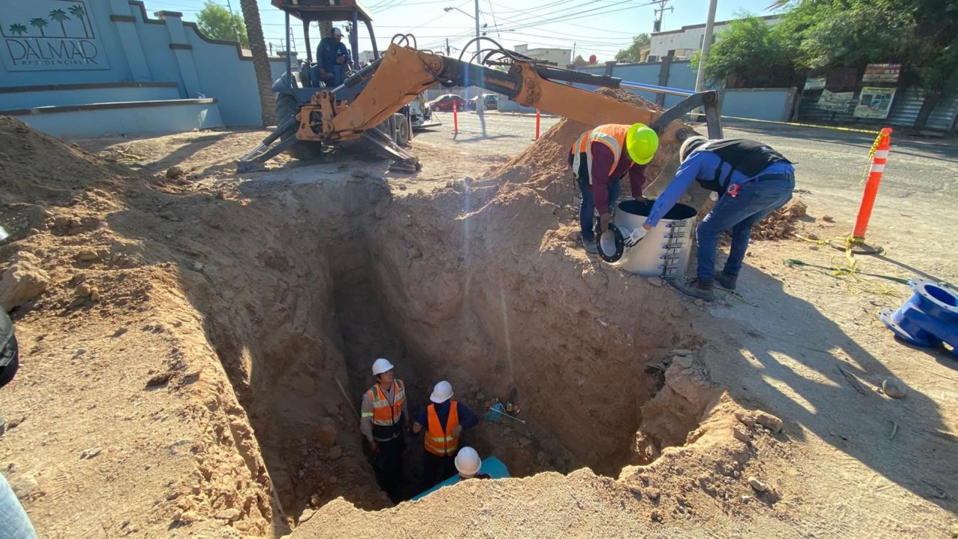 CESPM avanza con trabajos de reparación en calle 4.ª y Palmar de Santa Anita