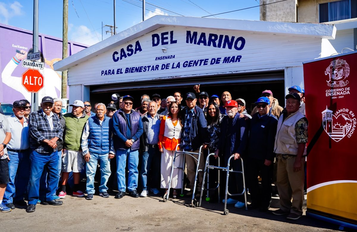 Apoyará alcaldesa Claudia Agatón proyectos que fortalezcan a la Casa del Marino de Ensenada