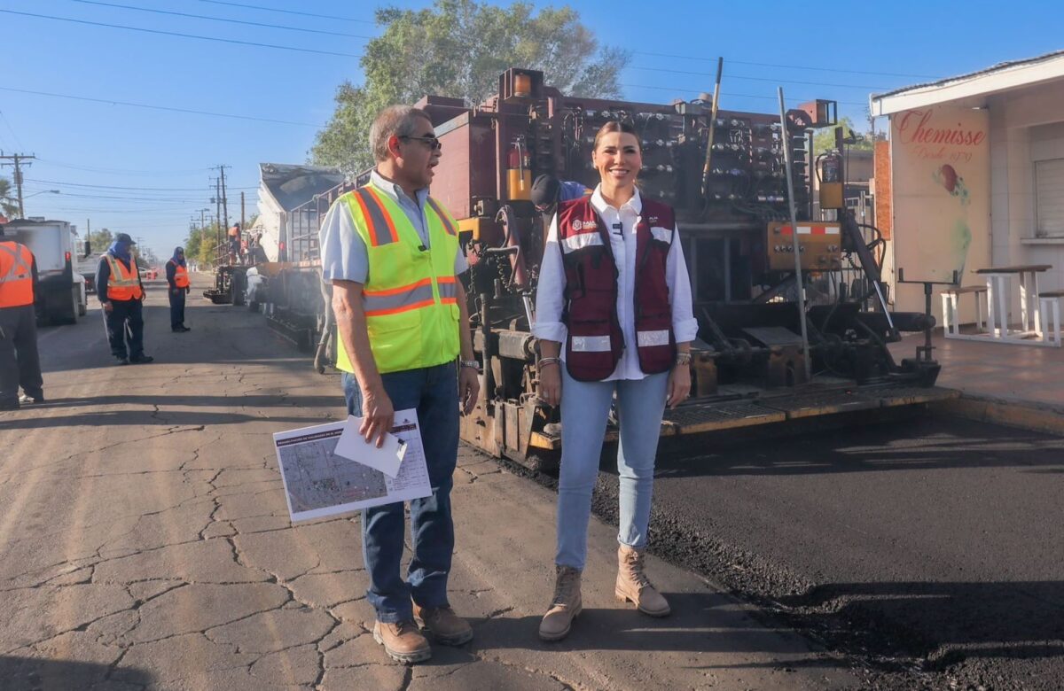 Avanza gobierno de Marina del Pilar en rehabilitación de vialidades para mejorar la circulación en el Estado