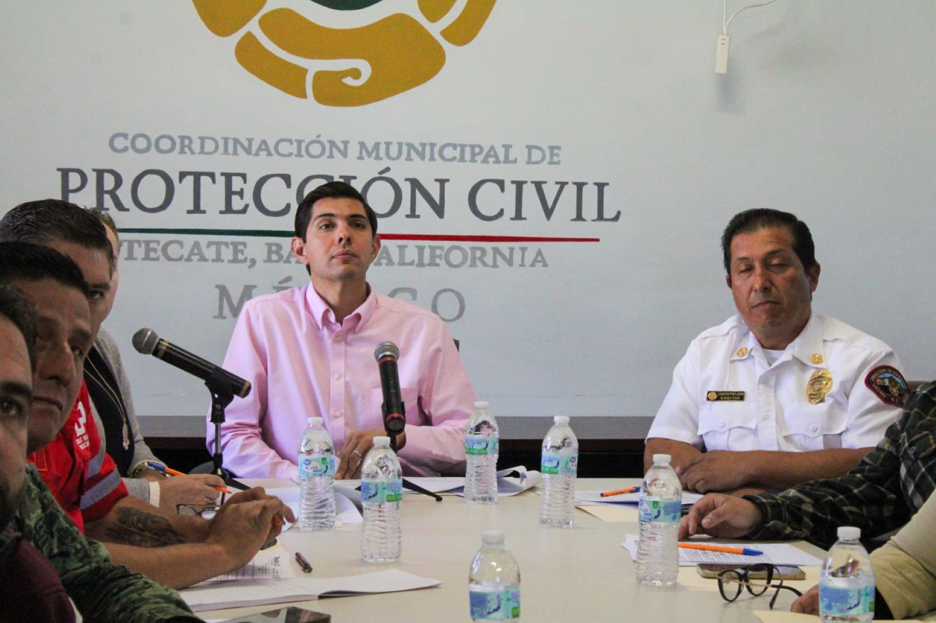 Instala Román Cota el Consejo Municipal de Protección Civil de Tecate