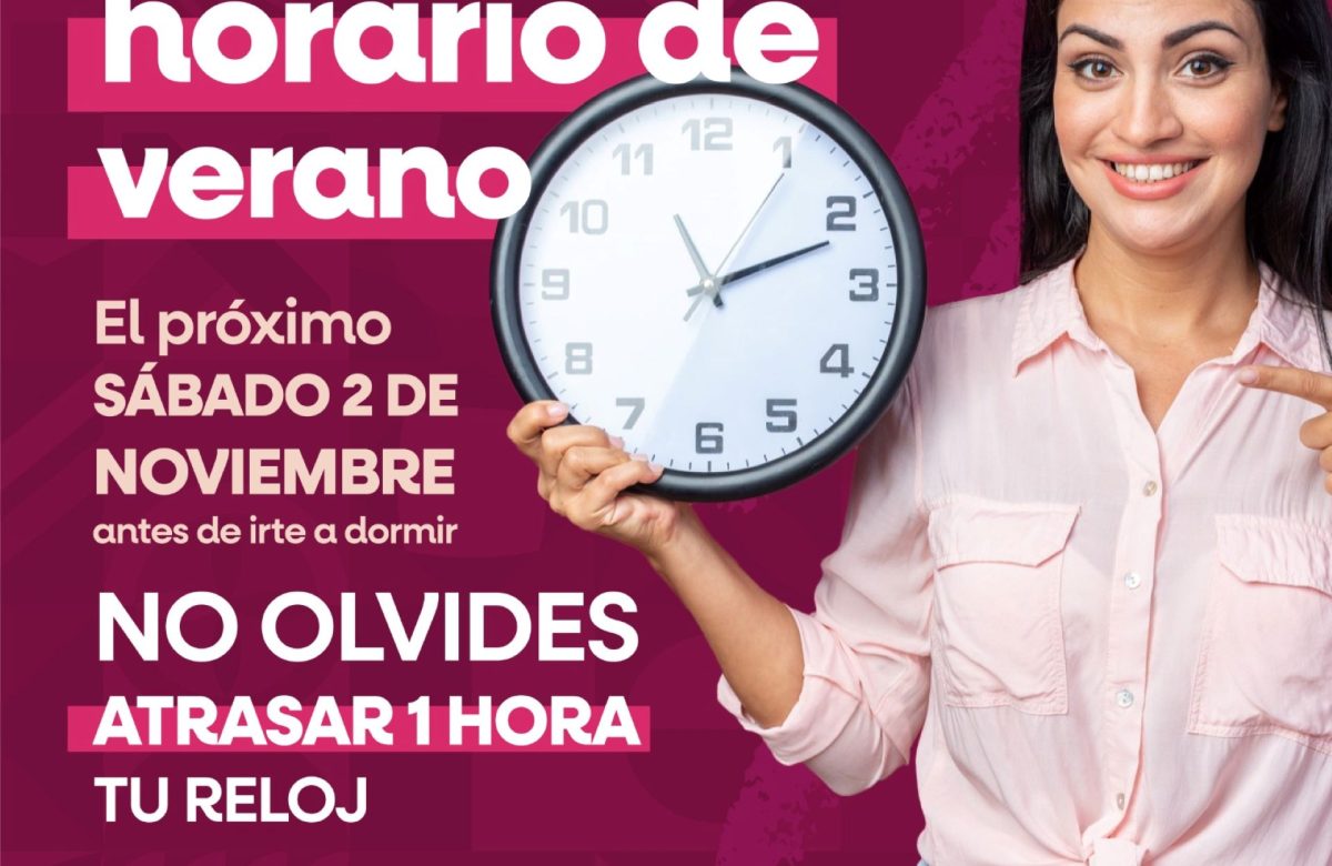 Invita Gobierno de Baja California a atrasar relojes este sábado 2 de noviembre