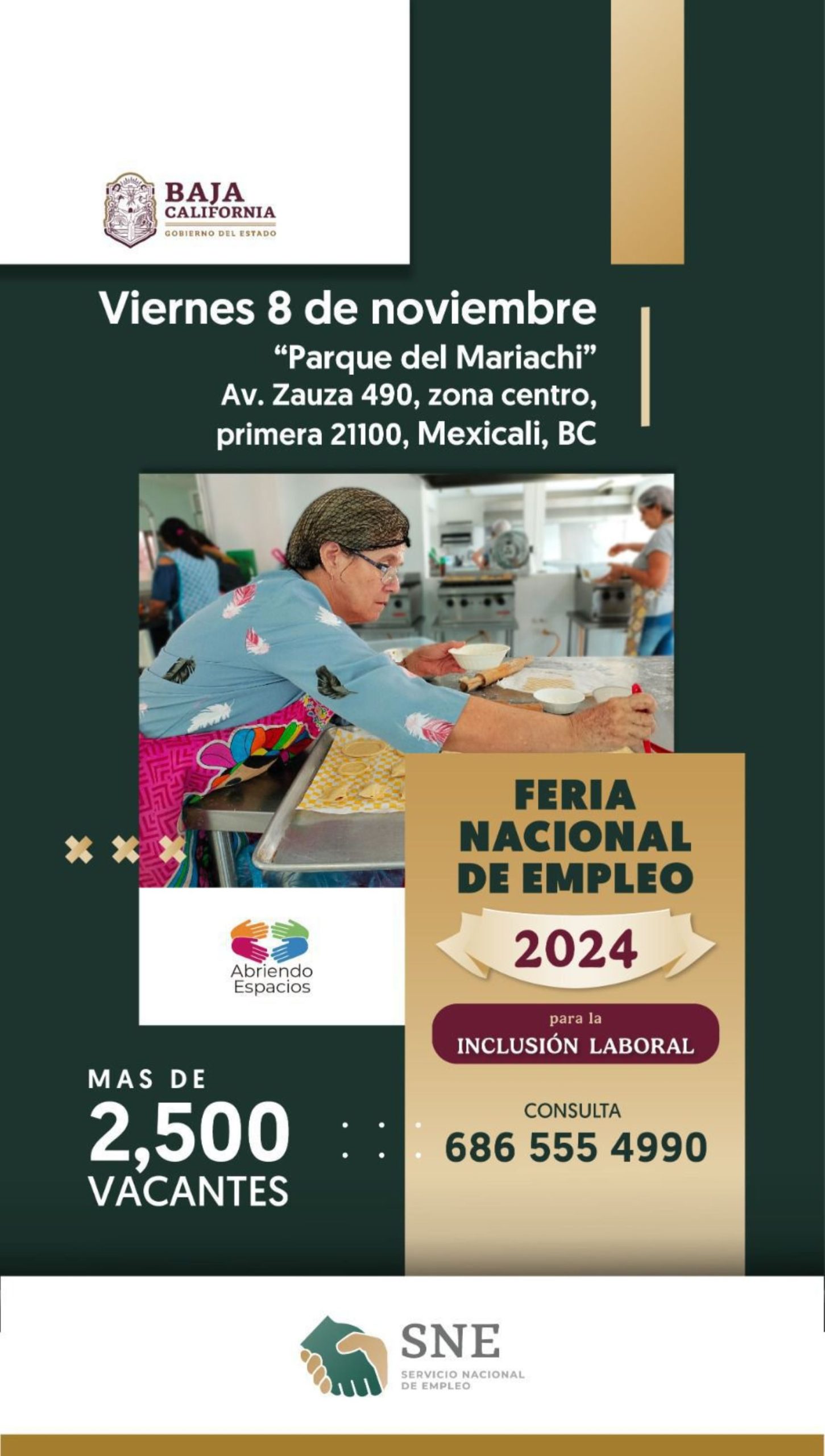 Llevarán ferias de empleo a Tijuana y Mexicali