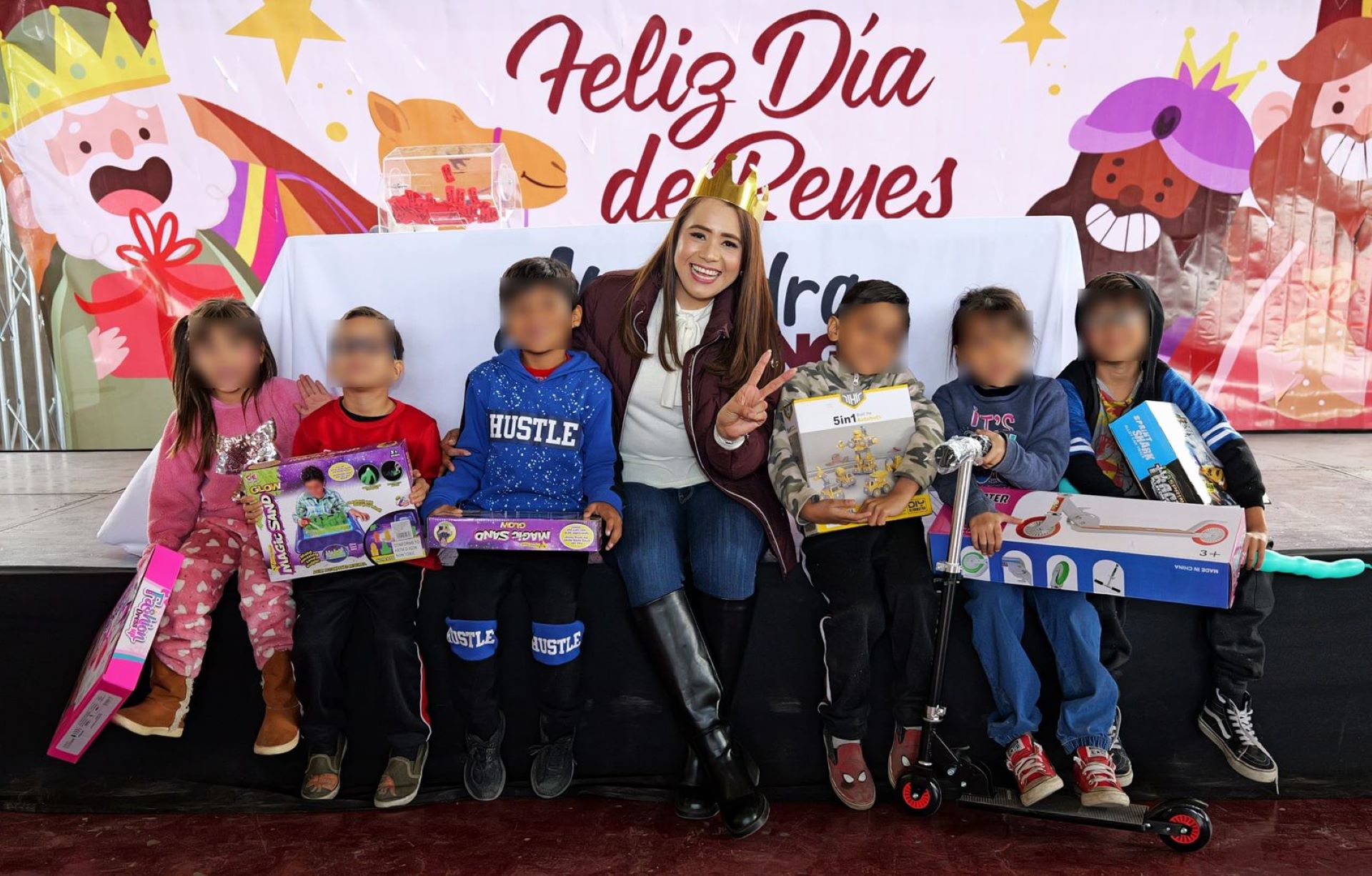 Diputada Alejandra Ang celebra el Día de Reyes con las familias del Distrito 03 de Mexicali