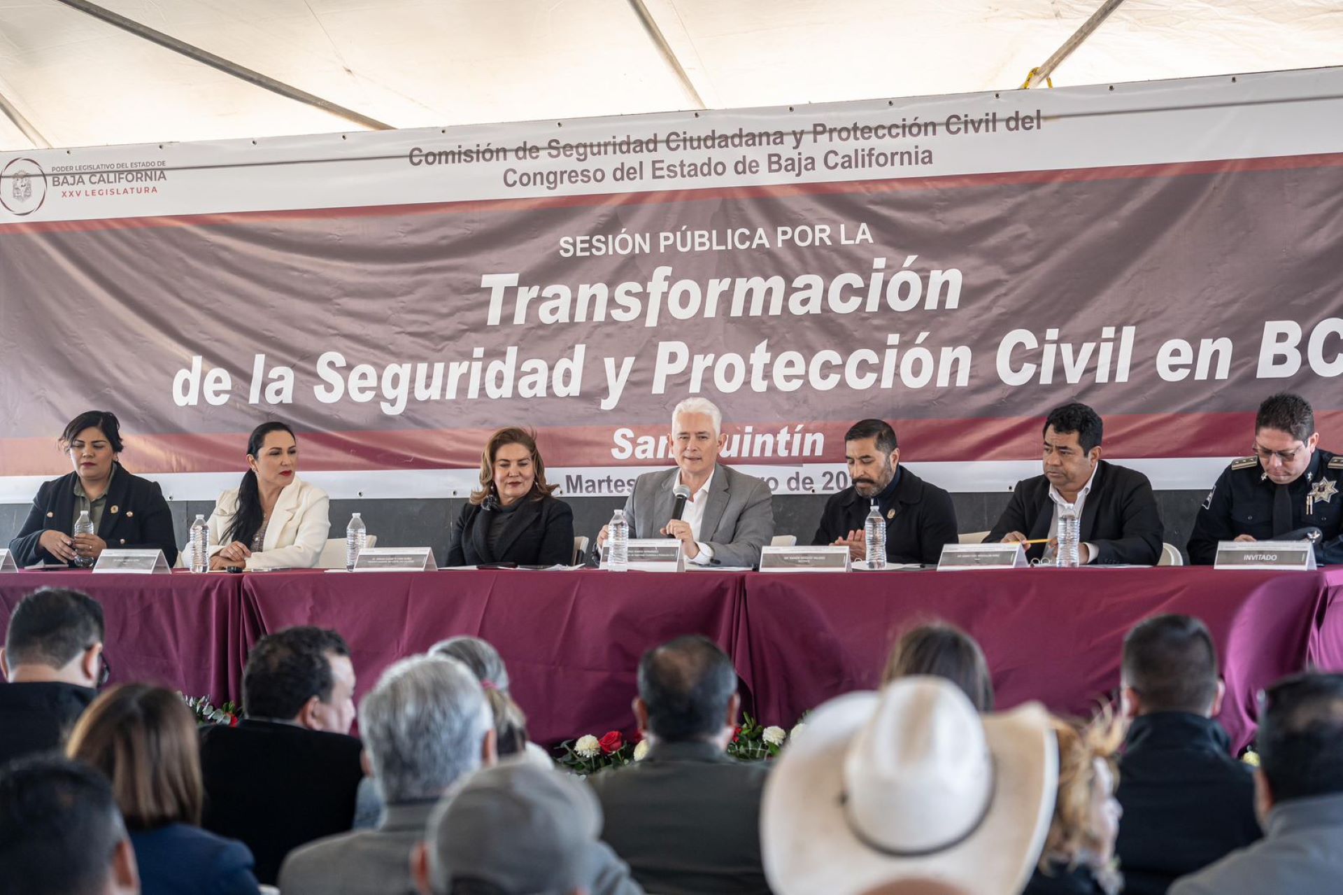 Congreso de BC realiza foro en San Quintín, para recibir iniciativas en materia de seguridad