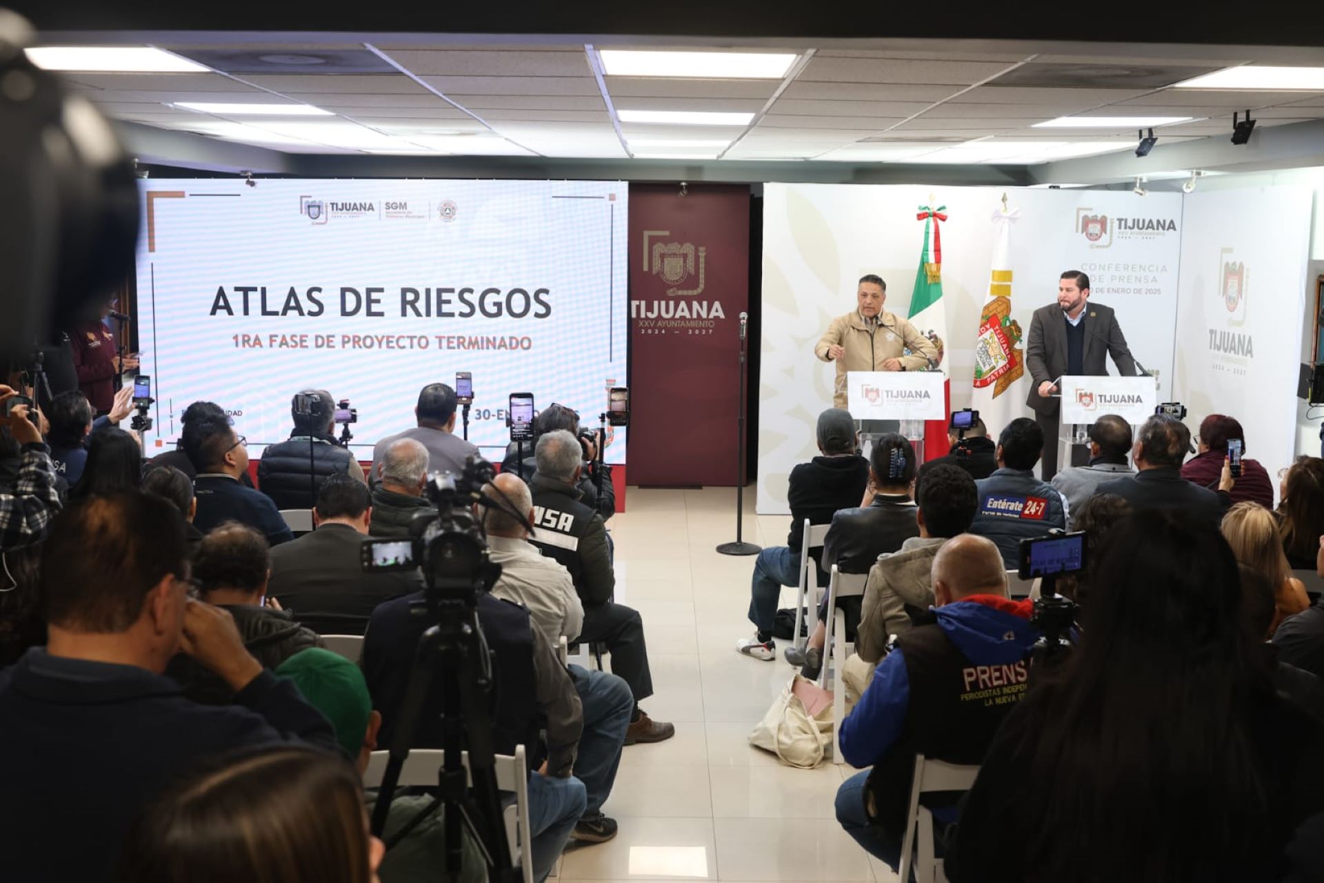 Actualización del Atlas Municipal de Riesgos un avance significativo para el XXV Ayuntamiento de Tijuana