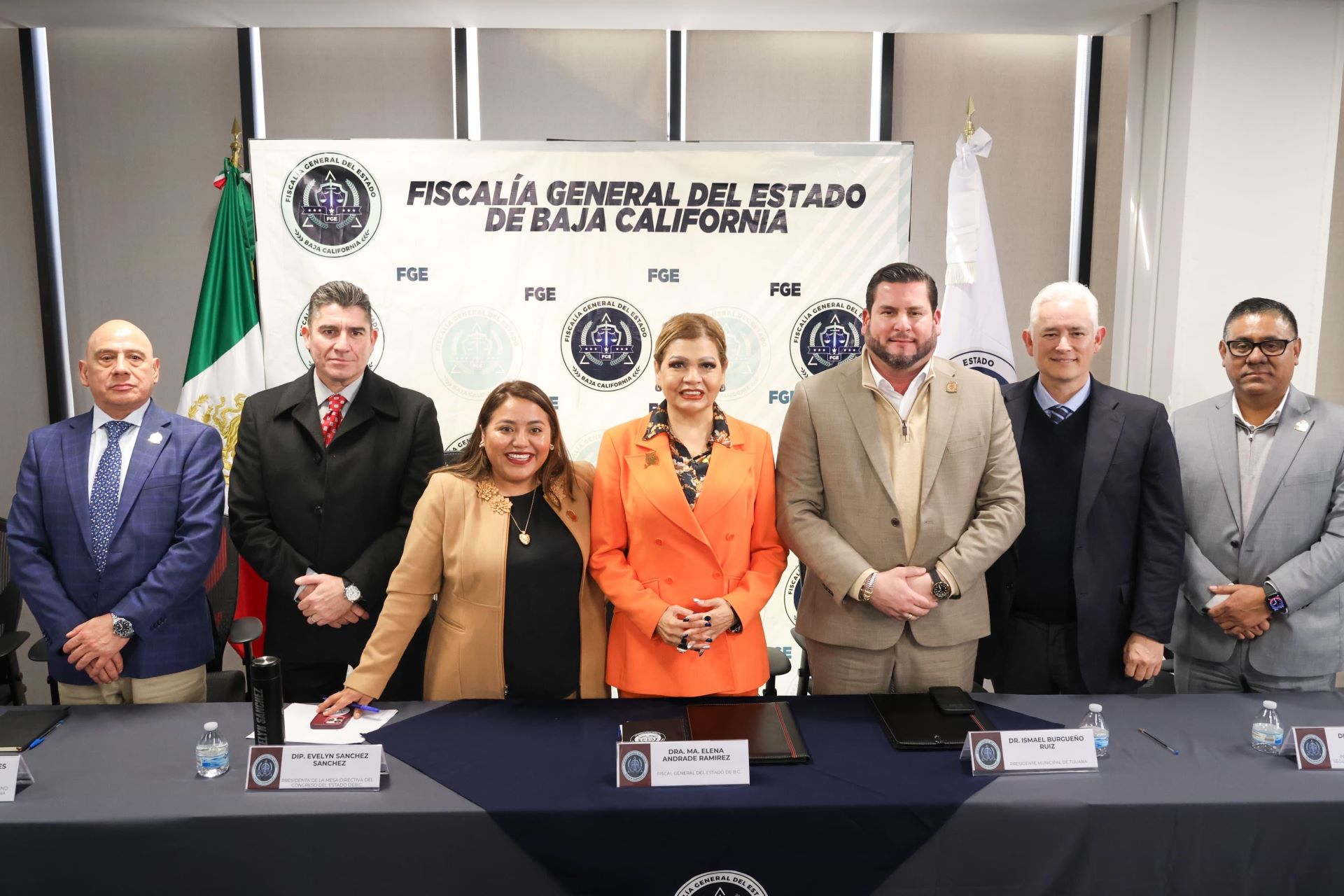 Firman XXV Ayuntamiento de Tijuana y Fiscalía General del Estado convenio para fortalecer acciones en materia de seguridad