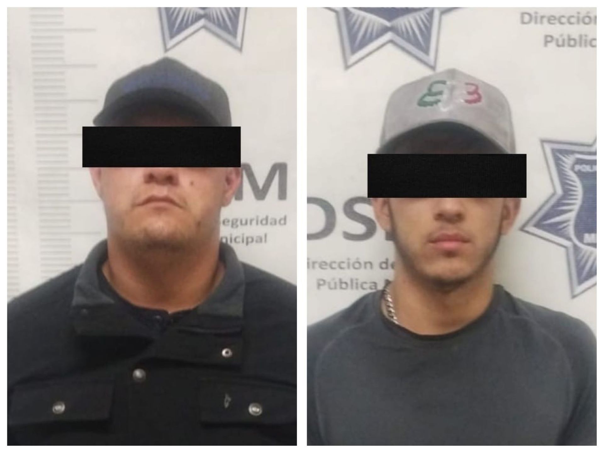 Capturan Policías Municipales a tres presuntos asaltantes, entre ellos dos objetivos prioritarios