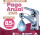 ¡Aprovecha el 8.5 % de descuento en tu pago anual de agua! el beneficio concluye este 28 de febrero