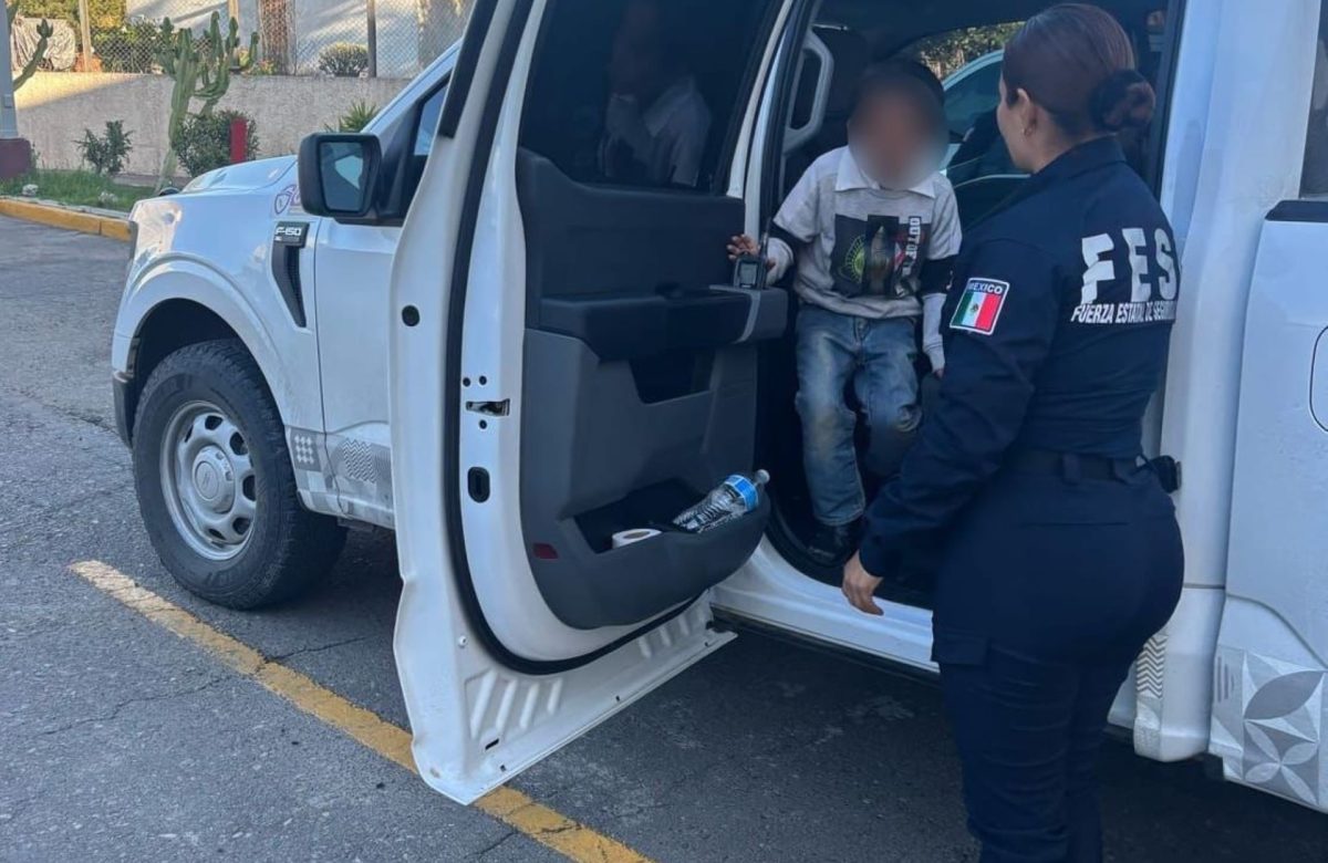 Escuadrón Violeta y K9 de FESC rescatan a niña y niño de omisión de cuidados en Playas de Rosarito