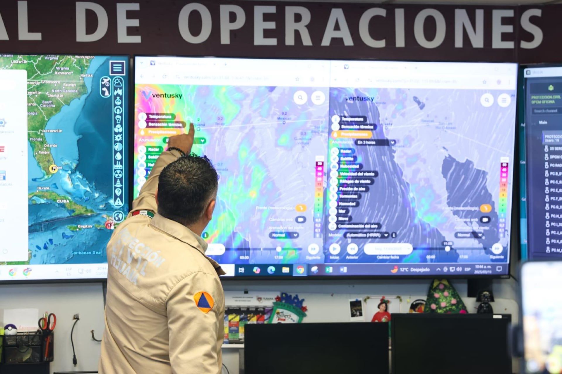 Emite  XXV Ayuntamiento de Tijuana recomendaciones ante posible llegada de tormenta eléctrica para este jueves