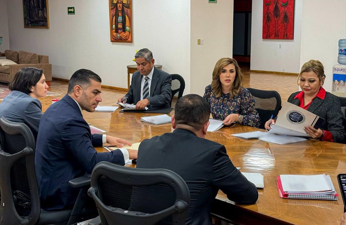 Define gobernadora Marina del Pilar con autoridades federales estrategias para reforzar seguridad en BC