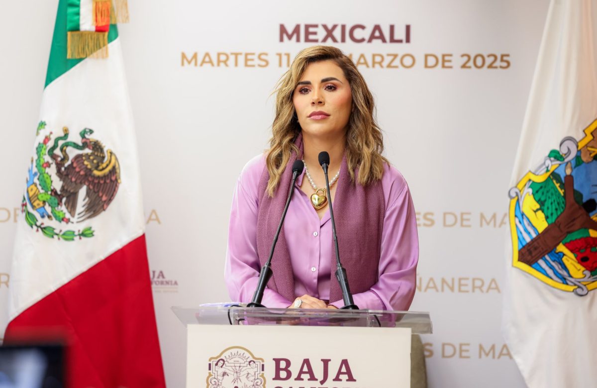 Gobernadora Marina del Pilar destaca reducción de homicidios en Baja California