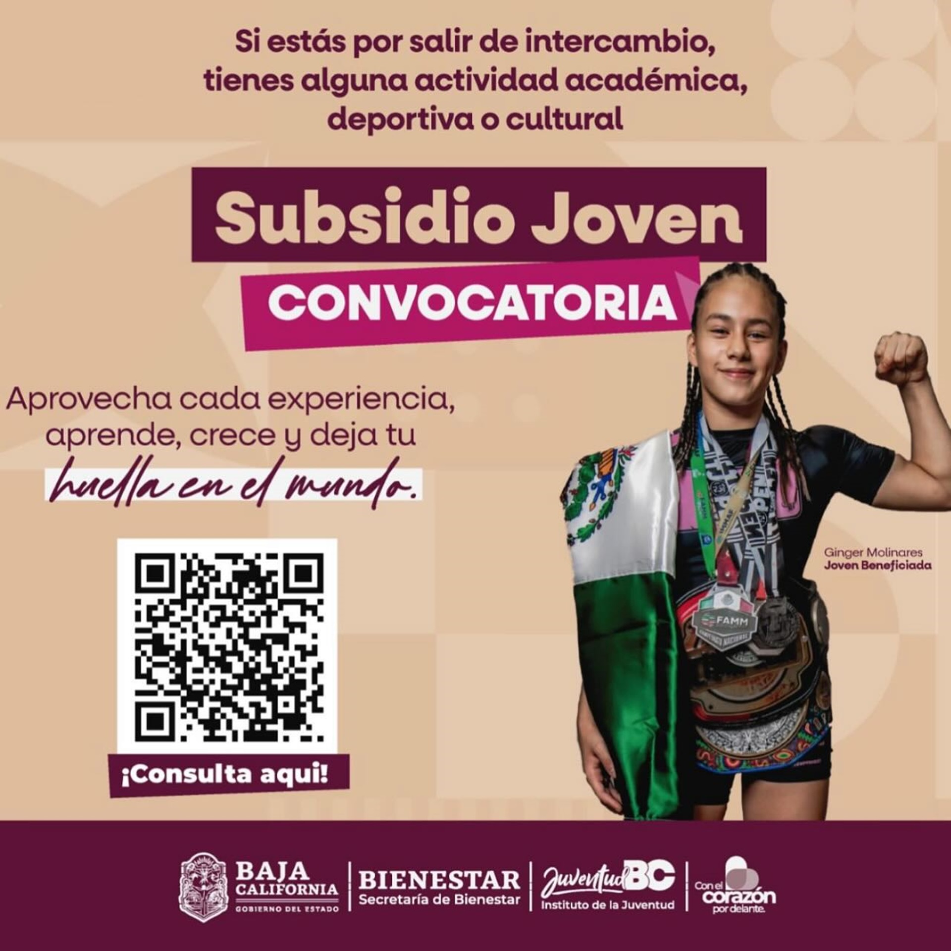 Abre Juventud BC convocatoria “Subsidio Joven”