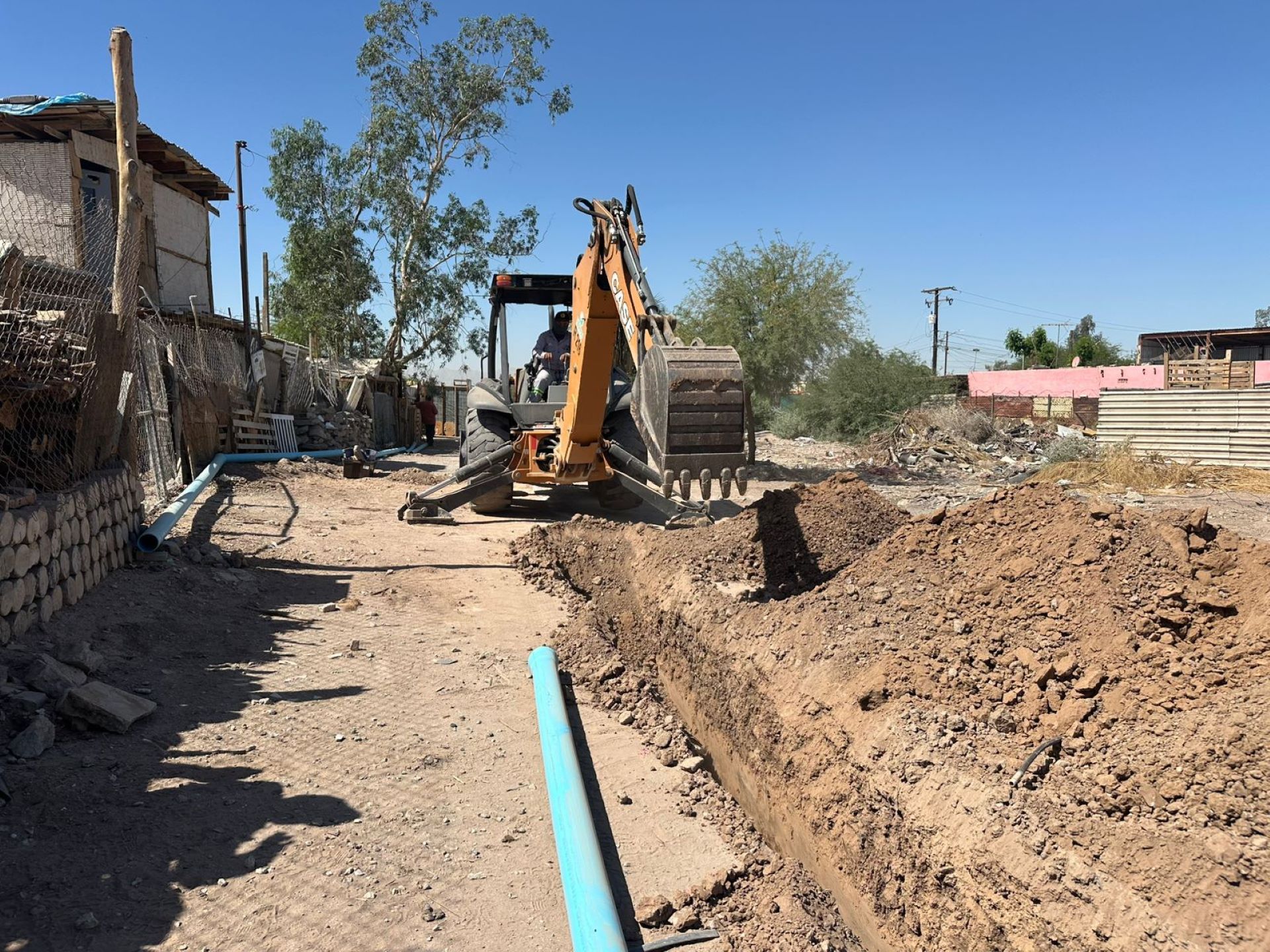 Continúa CESPM con obras hidráulicas en las colonias Los encinos y El Ciprés