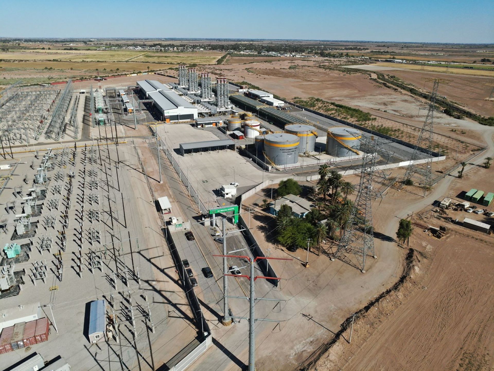 Confiabilidad para el sistema eléctrico de BC; CFE pone en operación comercial la central de Combustión Interna Mexicali Oriente