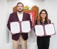 Firma Ismael Burgueño convenio con el INE en el marco de las elecciones del Poder Judicial Federal