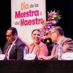Reconoce gobernadora Marina del Pilar entrega del magisterio con apoyos que honran su trayectoria