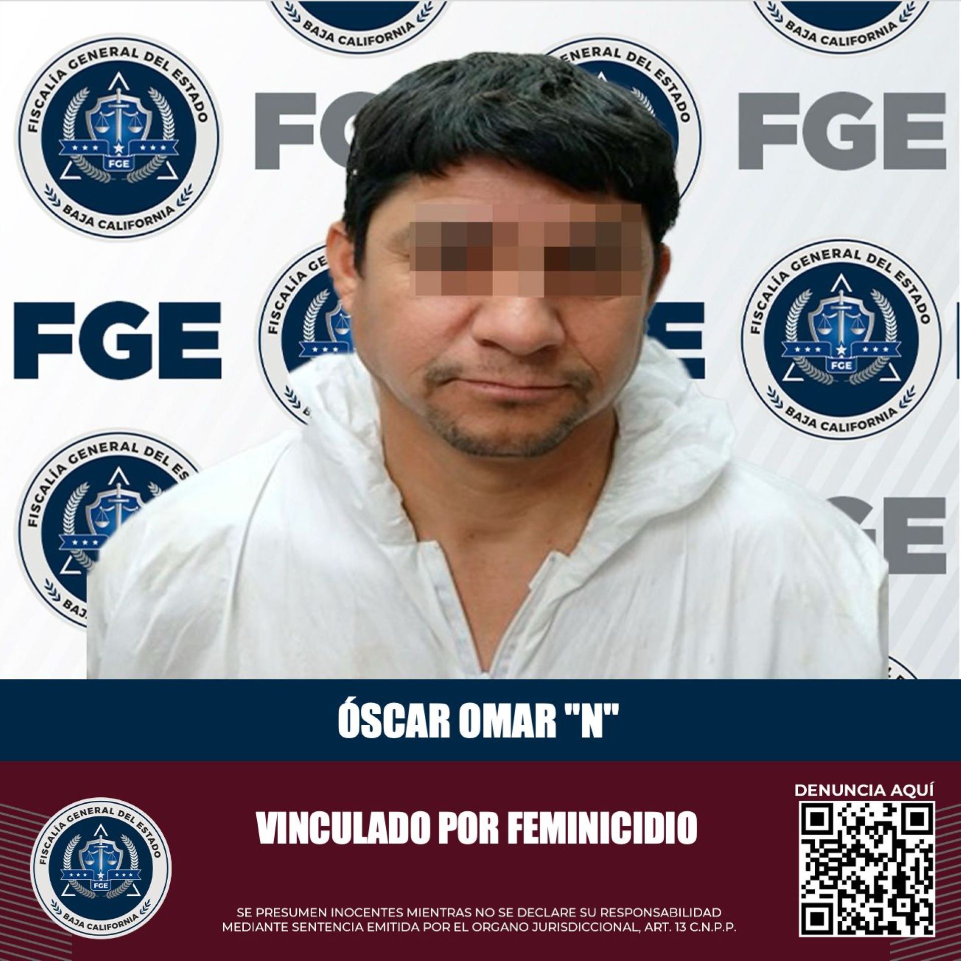 Inicia proceso penal de presunto feminicida de residente del Ejido Choropo: FGE