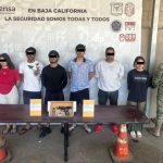 Grupo de Coordinación en San Felipe detiene a jóvenes con arma de fuego y metanfetamina