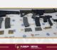 Asegura SSPCM cuatro armas de fuego y detiene a dos personas en la colonia Aeropuerto