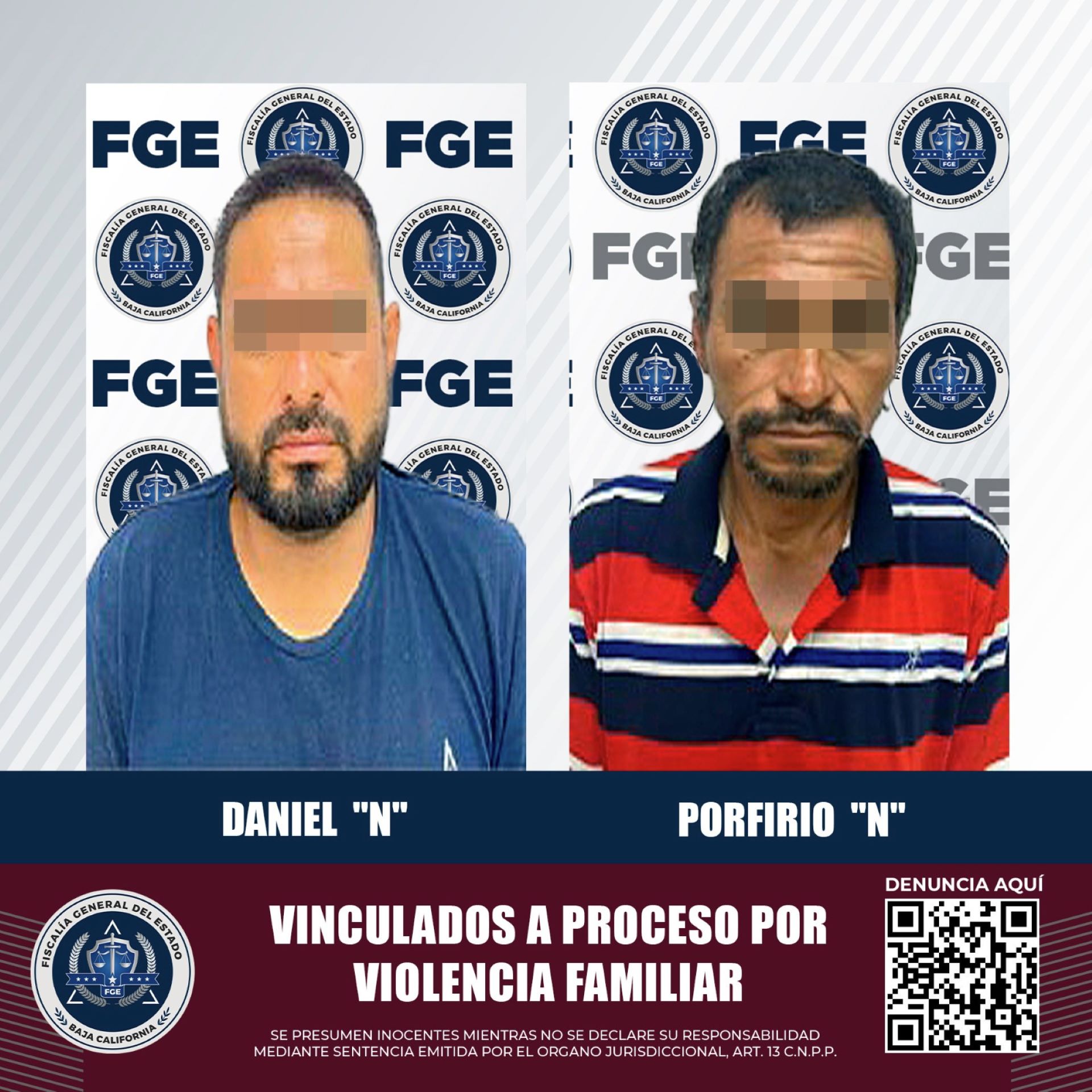 Inician proceso penal contra dos hombres por agresiones a sus familiares